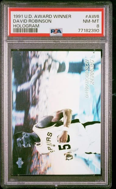 1991 Upper Deck David Robinson Award Winner Hologram #Aw6 card image