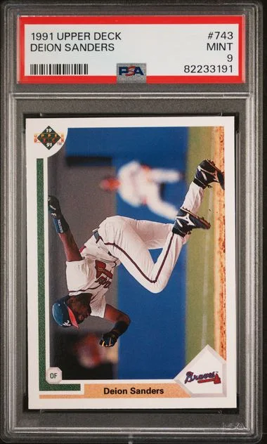 1991 Upper Deck Deion Sanders #743 card image