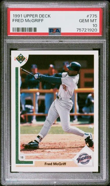 1991 Upper Deck Fred McGriff #775 card image