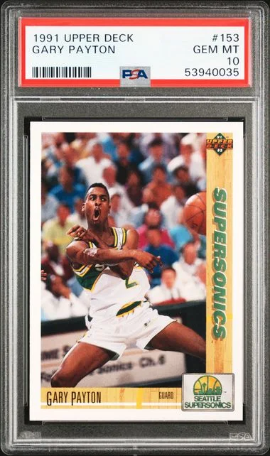 1991 Upper Deck Gary Payton #153 card image