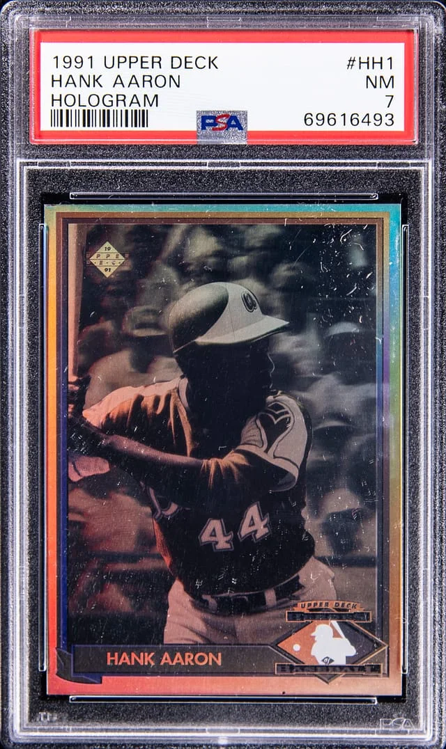 1991 Upper Deck Hank Aaron Hologram #HH1 card image
