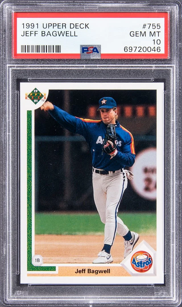 1991 Upper Deck Jeff Bagwell #755 card image