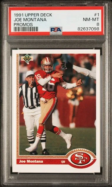 1991 Upper Deck Joe Montana Promos #1 card image