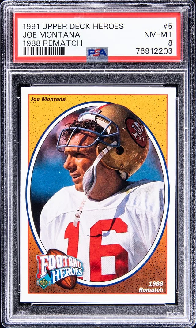 1991 Upper Deck Joe Montana Heroes 1988 Rematch #5 card image