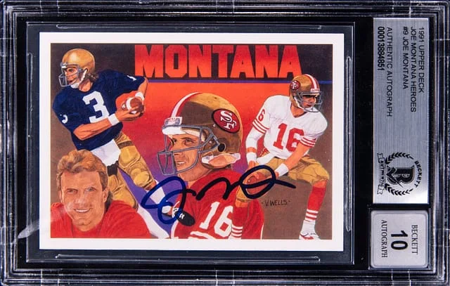 1991 Upper Deck Joe Montana Heroes #9 card image