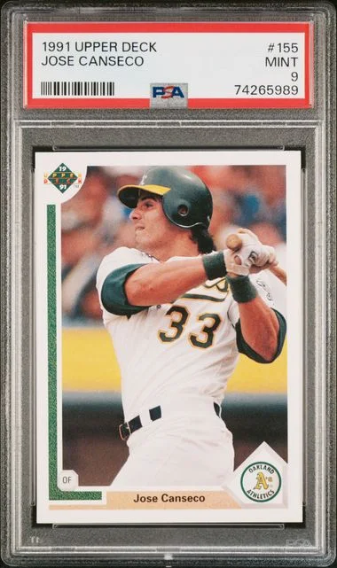 1991 Upper Deck Jose Canseco #155 card image