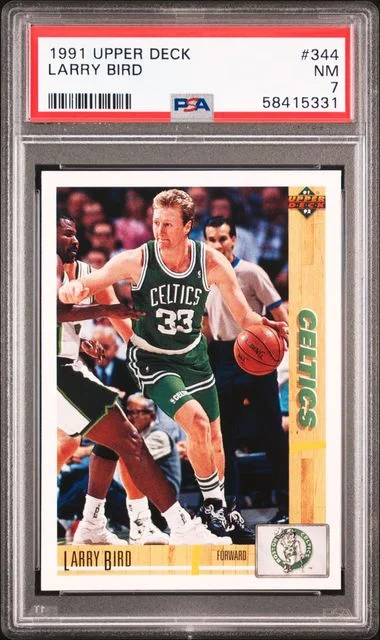 1991 Upper Deck Larry Bird #344 card image