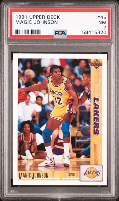 1991 Upper Deck Magic Johnson #45 card image