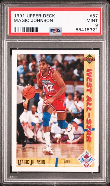 1991 Upper Deck Magic Johnson #57 card image