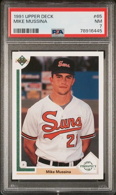 1991 Upper Deck Mike Mussina #65 card image