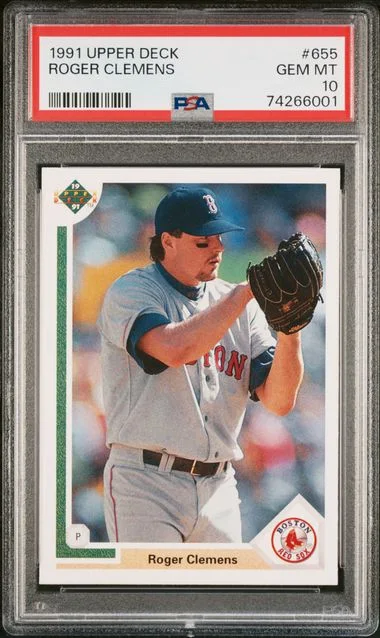 1991 Upper Deck Roger Clemens #655 card image
