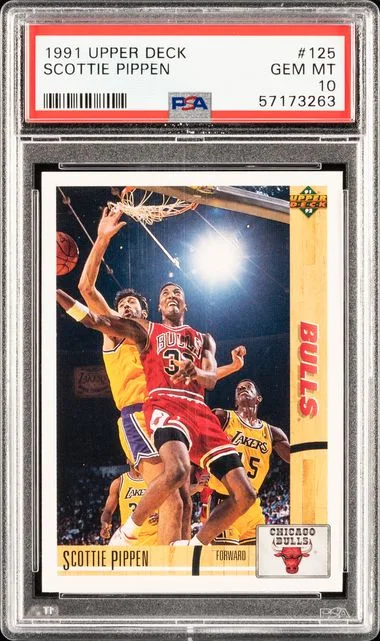 1991 Upper Deck Scottie Pippen #125 card image
