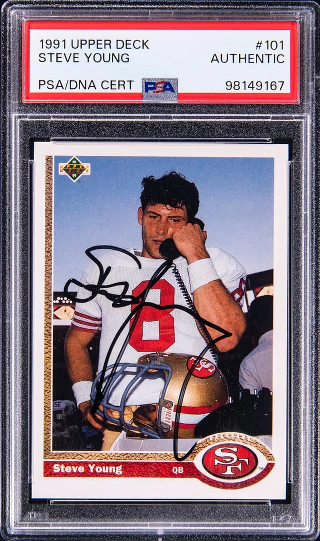 1991 Upper Deck Steve Young #101 card image