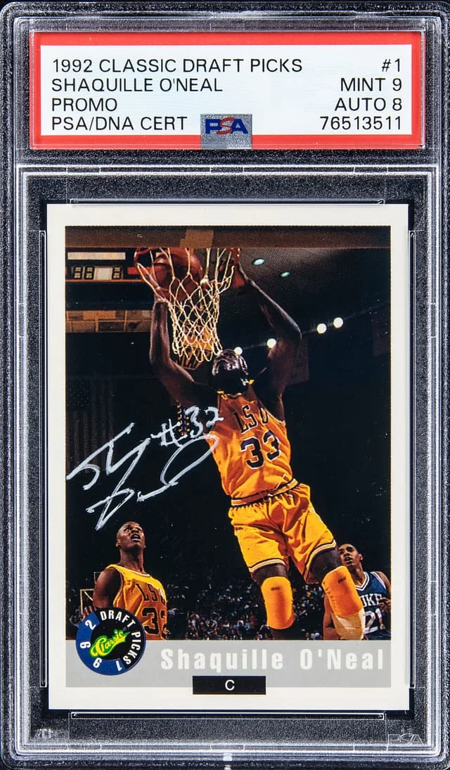 1992-92 Classic Draft Picks Promo Shaquille O'Neal #1 card image