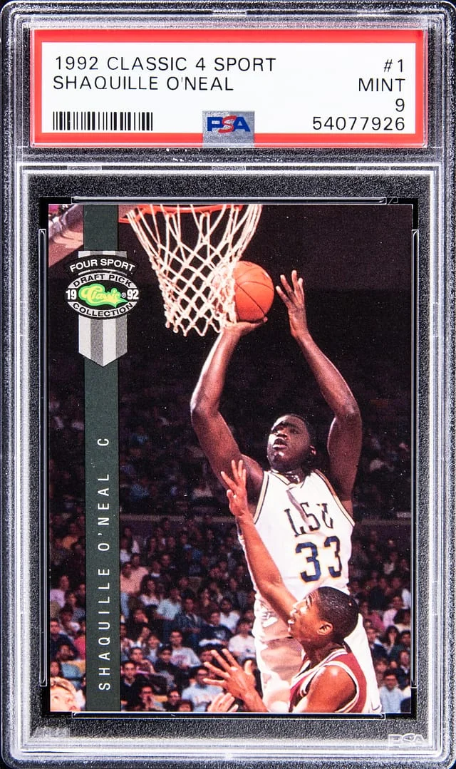 1992-93 Classic 4 Sport Shaquille O'Neal #1 card image