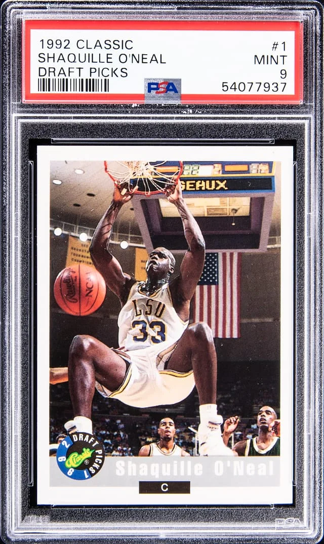 1992-93 Classic Draft Picks Shaquille O'Neal #1 card image