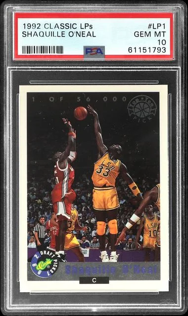 1992-93 Classic LPs Shaquille O'Neal #LP1 card image