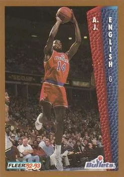 1992-93 Fleer A.J. English #232 card image