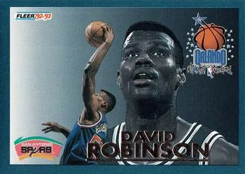 1992-93 Fleer David Robinson [All-Stars] All-Stars #21 card image