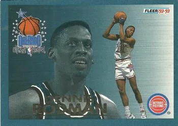 1992-93 Fleer Dennis Rodman [All-Stars] All-Stars #10 card image