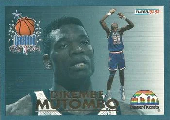 1992-93 Fleer Dikembe Mutombo [All-Stars] All-Stars #19 card image