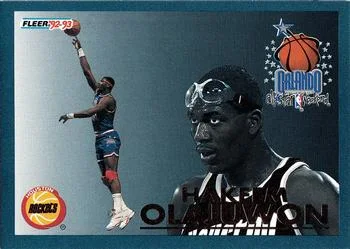 1992-93 Fleer Hakeem Olajuwon [All-Stars] All-Stars #20 card image