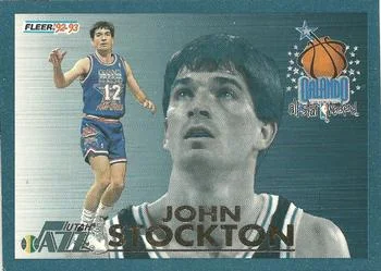 1992-93 Fleer John Stockton [All-Stars] All-Stars #22 card image