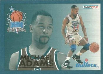 1992-93 Fleer Michael Adams [All-Stars] All-Stars #1 card image