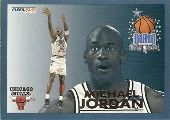 1992-93 Fleer Michael Jordan [All-Stars] All-Stars #6 card image