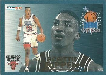 1992-93 Fleer Scottie Pippen [All-Stars] All-Stars #8 card image