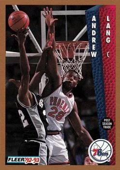 1992-93 Fleer Andrew Lang #172 card image