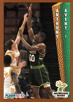 1992-93 Fleer Anthony Avent #371 card image