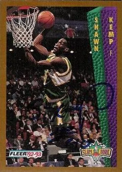 1992-93 Fleer Shawn Kemp AU [Autographed Embossed Stamp] Autographed Embossed Stamp #266 card image