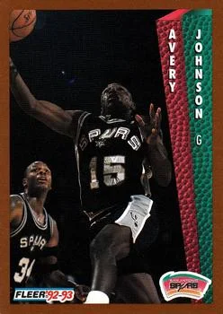 1992-93 Fleer Avery Johnson #429 card image