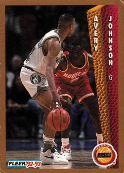 1992-93 Fleer Avery Johnson #81 card image