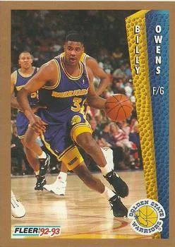 1992-93 Fleer Billy Owens #79 card image