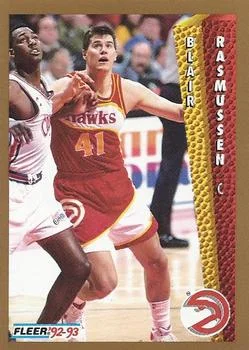 1992-93 Fleer Blair Rasmussen #5 card image