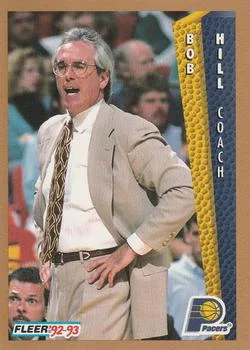 1992-93 Fleer Bob Hill CO #90 card image