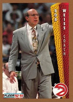 1992-93 Fleer Bob Weiss CO #7 card image