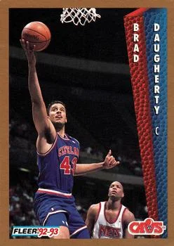 1992-93 Fleer Brad Daugherty #40 card image