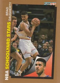 1992-93 Fleer Brad Daugherty SYS #257 card image