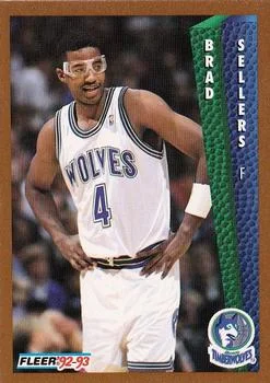 1992-93 Fleer Brad Sellers #382 card image
