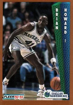 1992-93 Fleer Brian Howard #323 card image