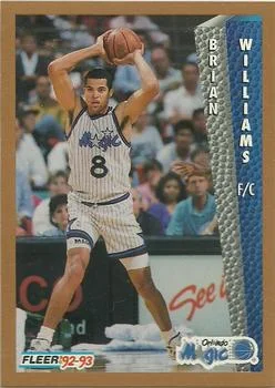 1992-93 Fleer Brian Williams #165 card image