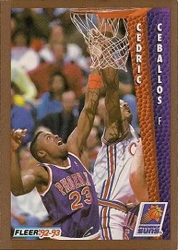 1992-93 Fleer Cedric Ceballos #179 card image
