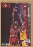 1992-93 Fleer Chicago Bulls Back-2-Back Team Night Sheet SGA Michael Jordan #NNO card image