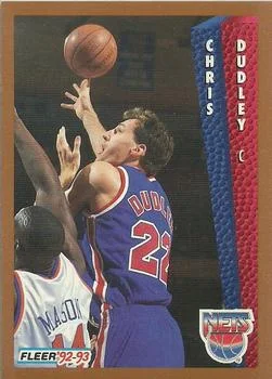 1992-93 Fleer Chris Dudley #387 card image