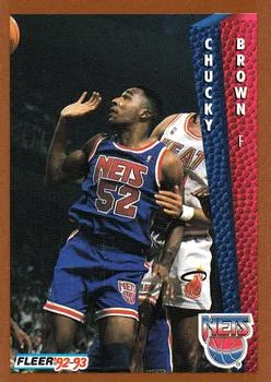1992-93 Fleer Chucky Brown #386 card image