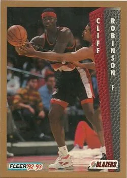 1992-93 Fleer Cliff Robinson #191 card image
