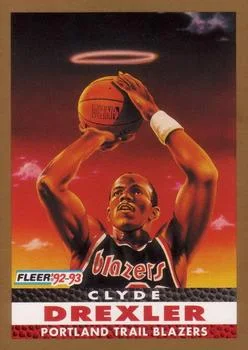 1992-93 Fleer Clyde Drexler PV #250 card image